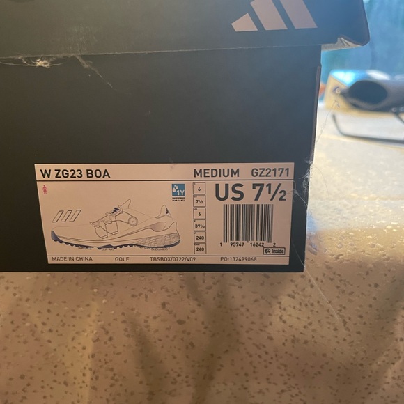 Adidas White Golf Shoes with BOA System - Picture 6 of 6